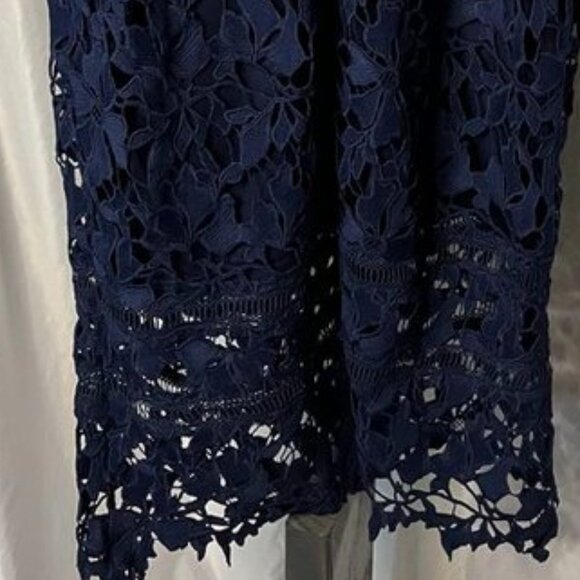 ASTR The Label Navy Lace Midi Dress XL - Picture 9 of 11